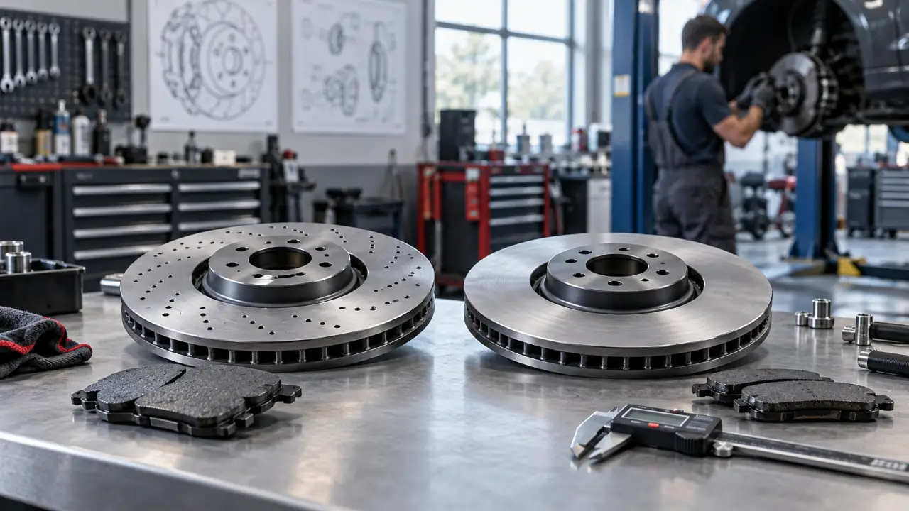 Disques de frein Brembo et Bosch pour un atelier automobile professionnel